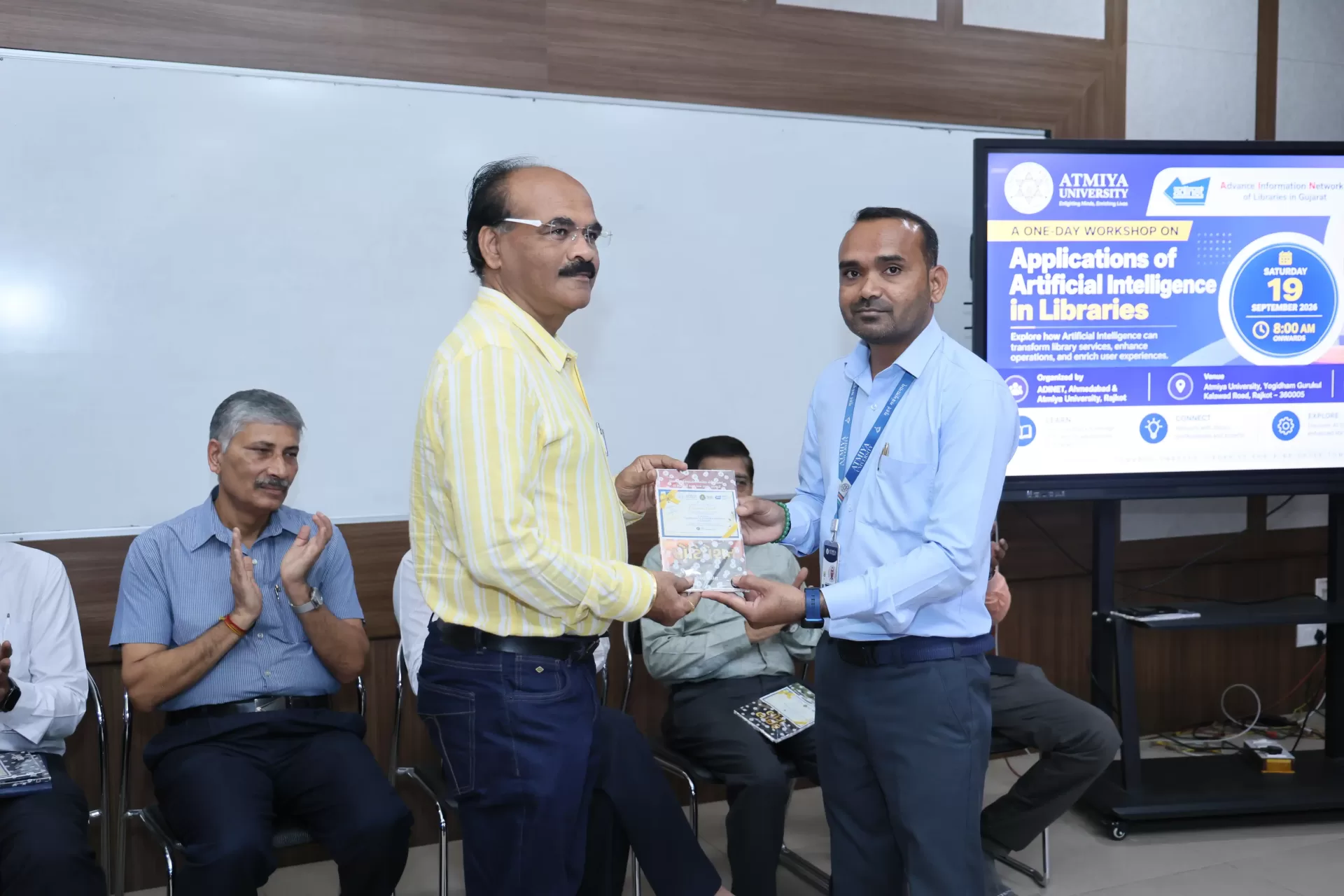 AI Workshop at Atmiya University Rajkot