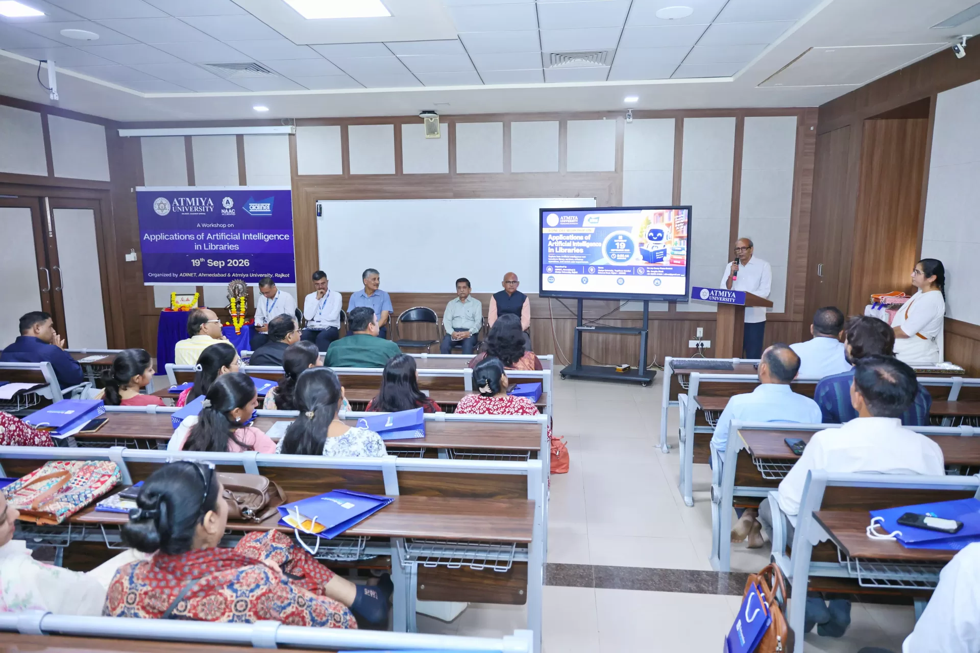 AI Workshop at Atmiya University Rajkot