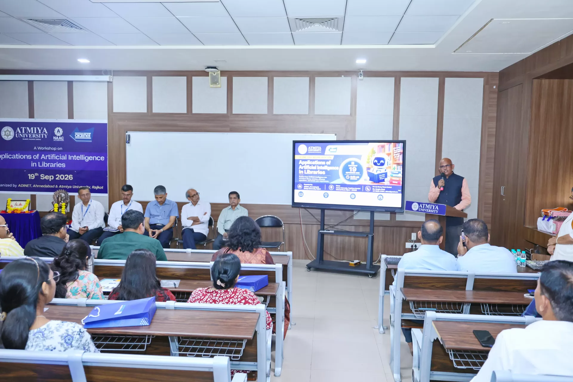 AI Workshop at Atmiya University Rajkot