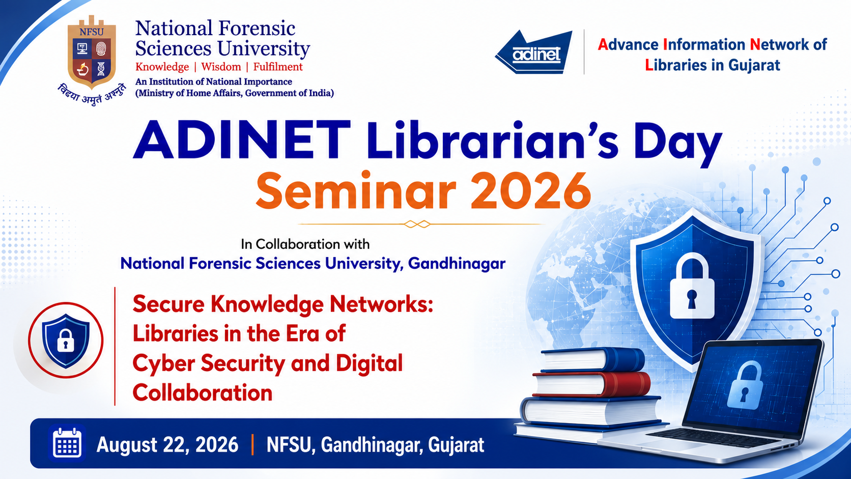 ADINET Librarian's Day 2026 @ NFSU