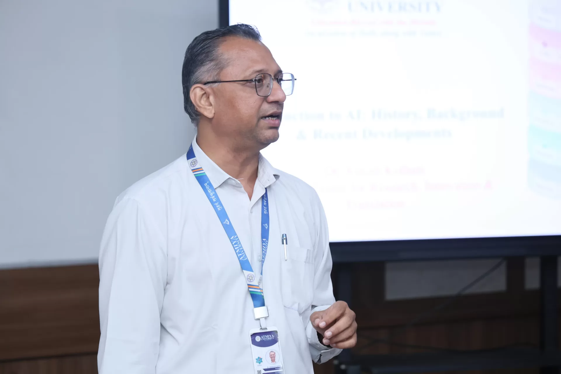 AI Workshop at Atmiya University Rajkot