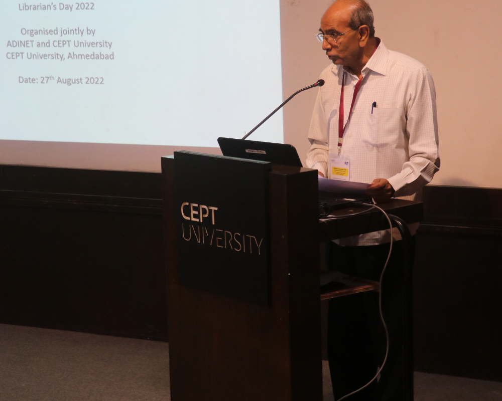 Dr. Shailesh R. Yagnik - Chairperson for Sub-theme 1: - Redesigning Library Spaces